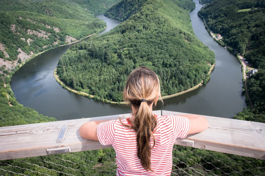 boucle de la sarre, allemagne, saarschleife, mettlach, cloef