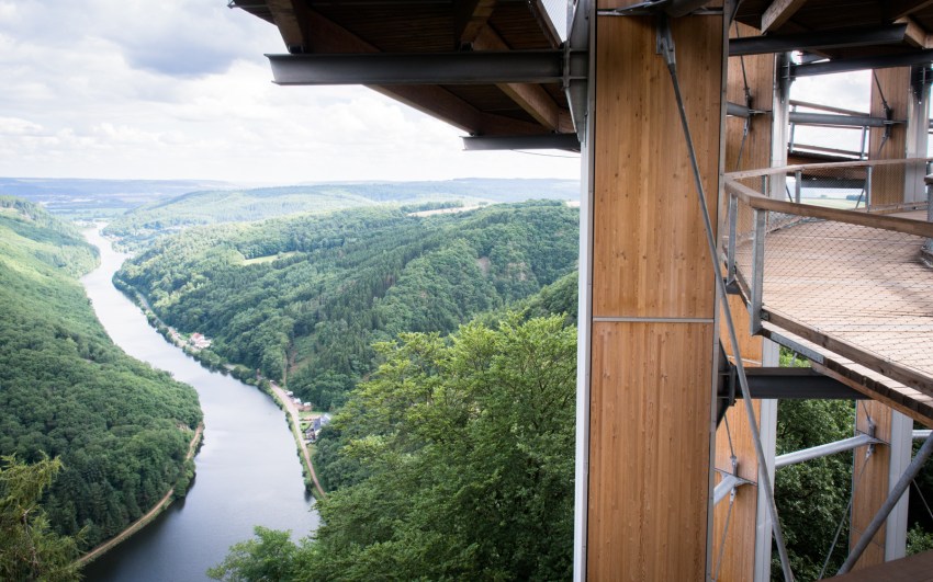 boucle de la sarre, allemagne, saarschleife, mettlach, cloef