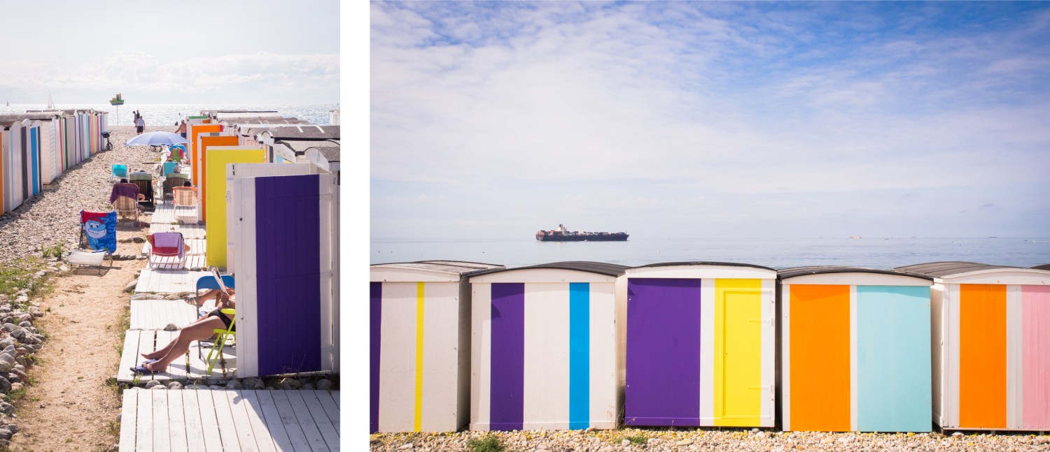 le havre, un été au havre, normandie, perret, cabanes de plage, volcan, container