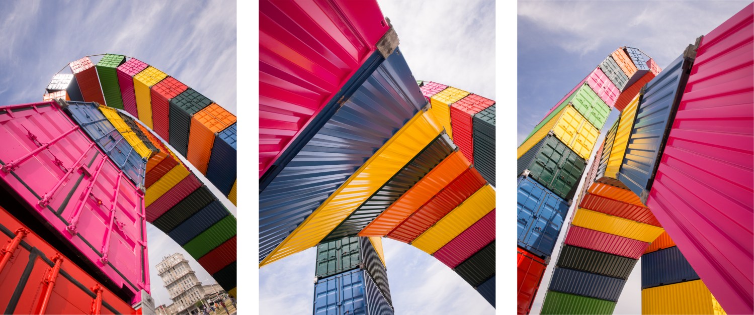un été au havre, le havre, normandie, carène de container, vincent ganivet, port, normandie