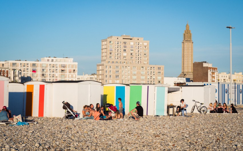 le havre, un été au havre, normandie, plages, cabanes, karel martens