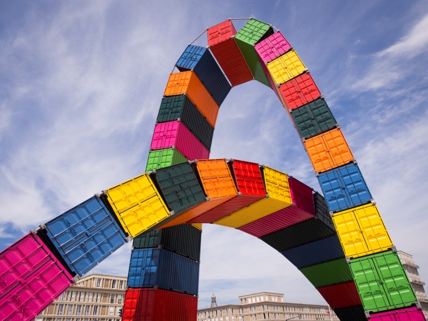 un été au havre, le havre, normandie, carène de container, vincent ganivet, port, normandie