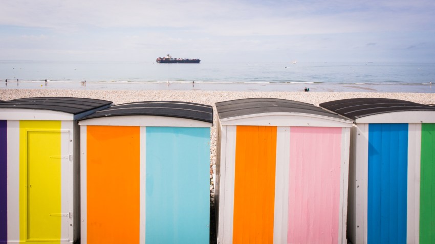 le havre, un été au havre, normandie, plages, cabanes, karel martens