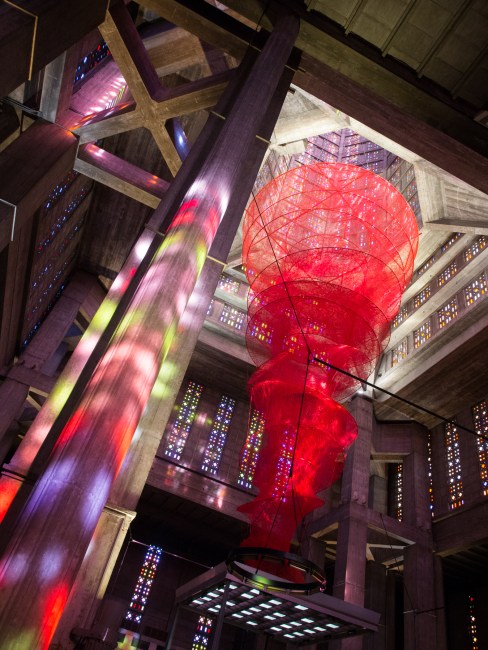 le havre, perret, église saint joseph, un été au havre, normandie, Chiharu Shiota