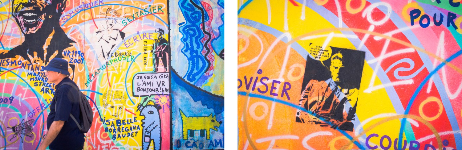 mur de berlin, east side galerie, berlin, allemagne