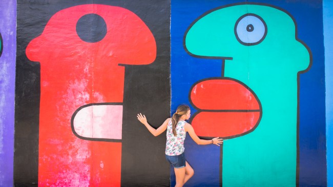 mur de berlin, east side galerie, berlin, allemagne