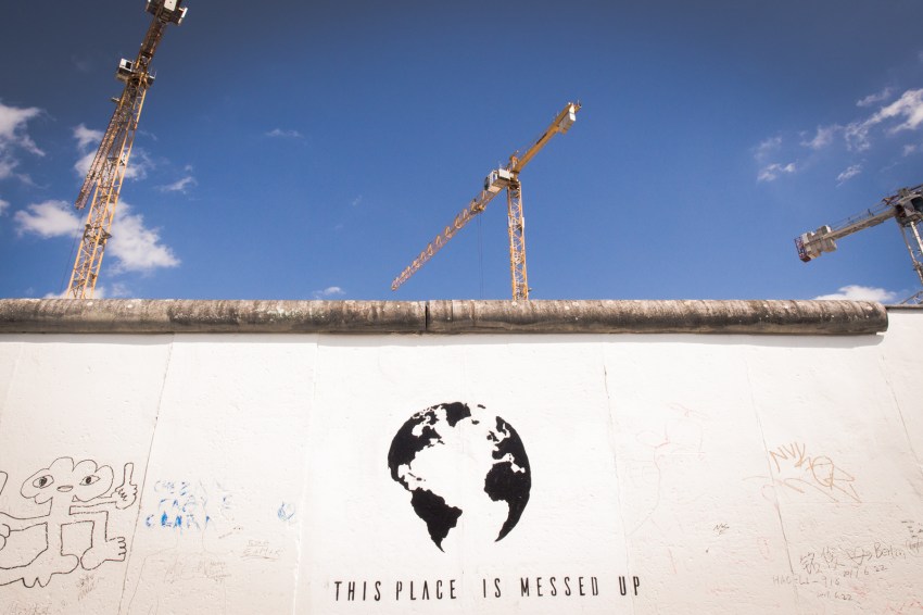 mur de berlin, east side galerie, berlin, allemagne