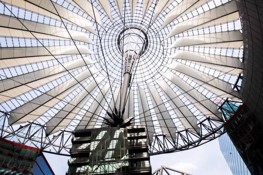 potsdamer platz berlin- Sony center Berlin- architecture