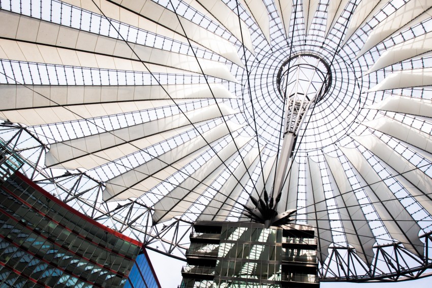Potsdamer platz, Sony center, Berlin, allemagne, architecture