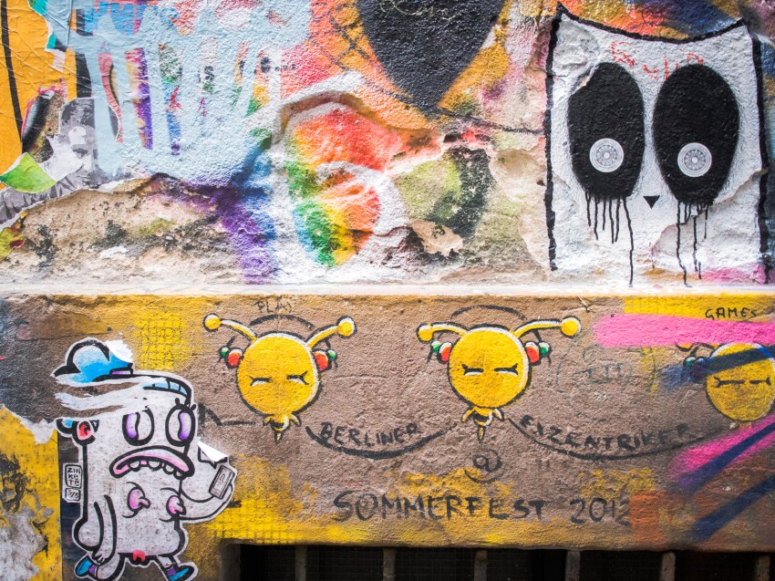 berlin, allemagne, street art, Hackesche Höfe, Haus Schwarzenberg