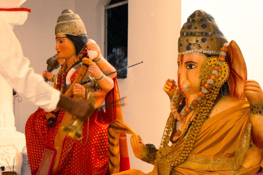 temple hindou, le moule, guadeloupe, diwali
