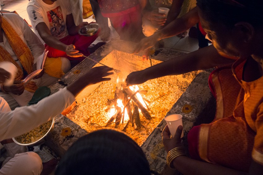 temple hindou, le moule, guadeloupe, diwali