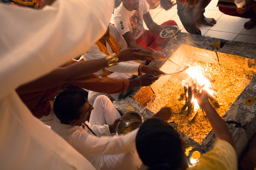 temple hindou, le moule, guadeloupe, diwali