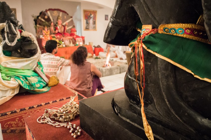 temple hindou, le moule, guadeloupe, diwali