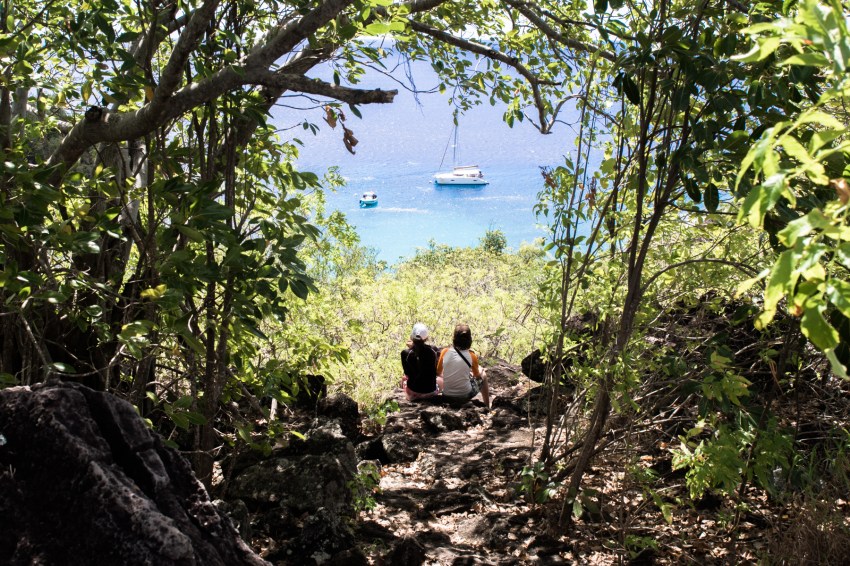 malandure, bouillante, guadeloupe, ilet pigeon