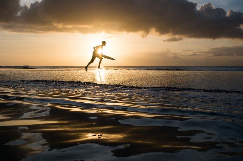 coucher de soleil, la perle, guadeloupe