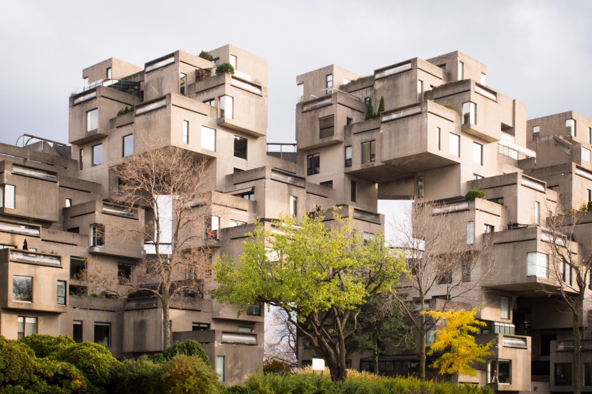 habitat 67 montréal-architecture moderne montréal-photos vieux montréal
