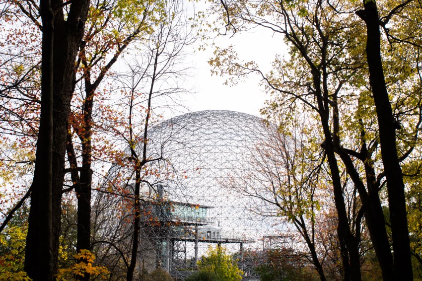 biosphère montréal-parc montréal qc-l automne à montréal-photo du canada
