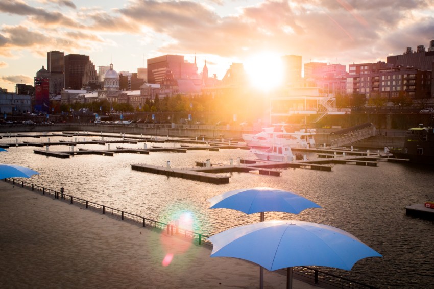 montréal, canada, architecture, point de vue