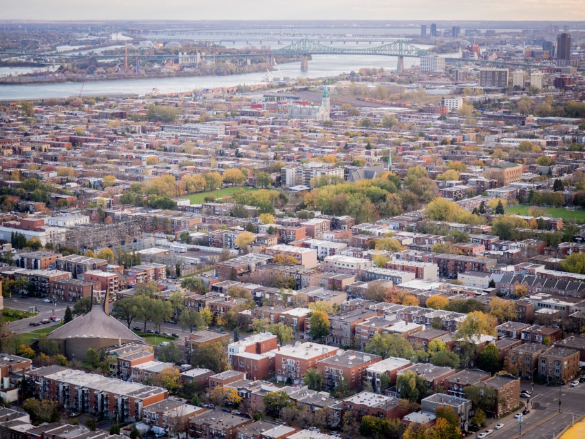 montréal, canada, architecture, point de vue