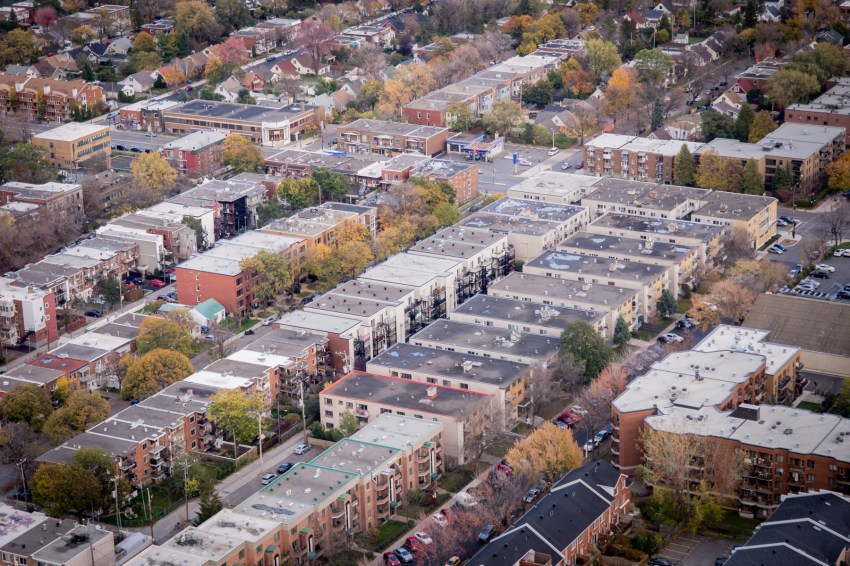 montréal, canada, architecture, point de vue