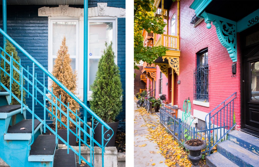 canada photos-plateau mont royal montréal qc canada-escalier montréal-l automne à montréal