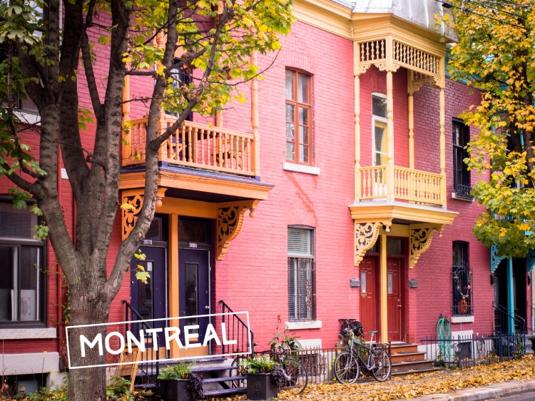 canada, plateau, mont royal, street