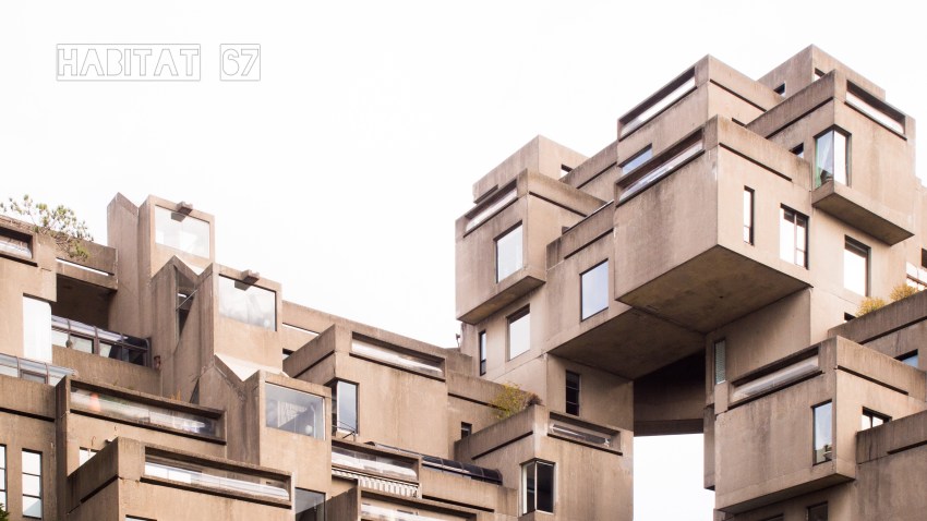 montréal, canada, architecture, point de vue