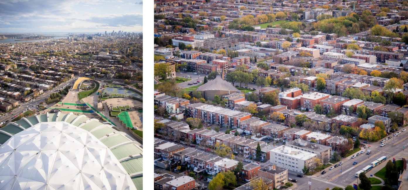 montréal, canada, architecture, point de vue