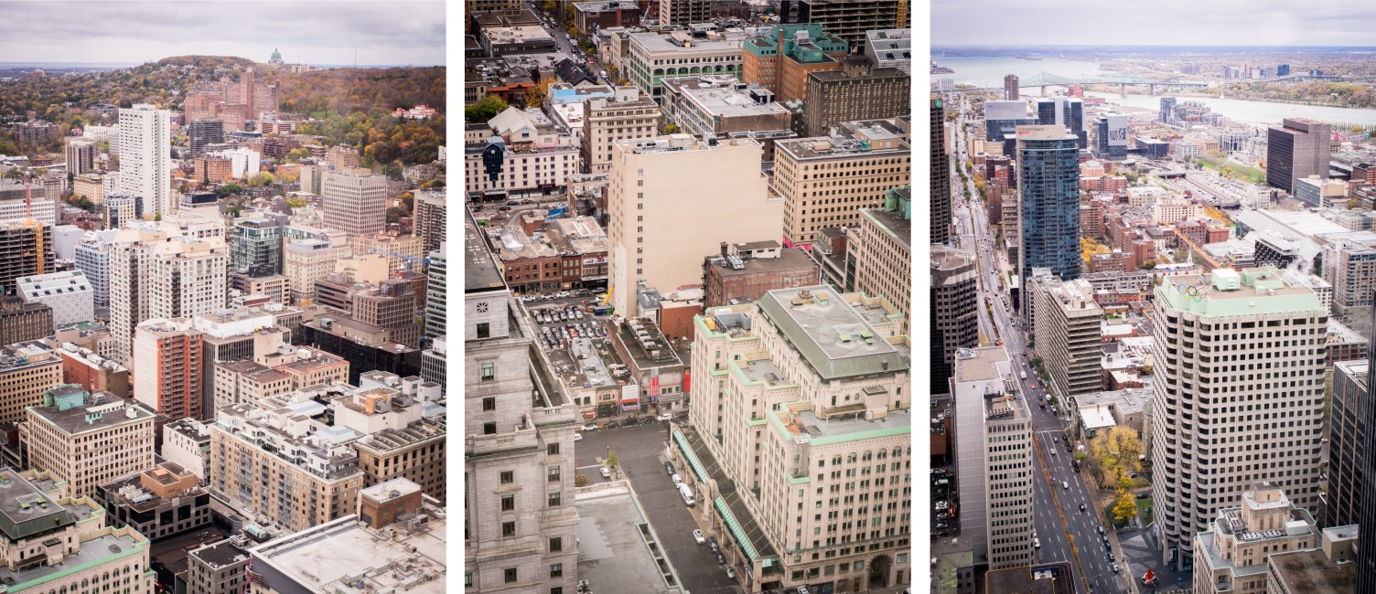 vue panoramique montréal-canada photos-architecture moderne montréal-