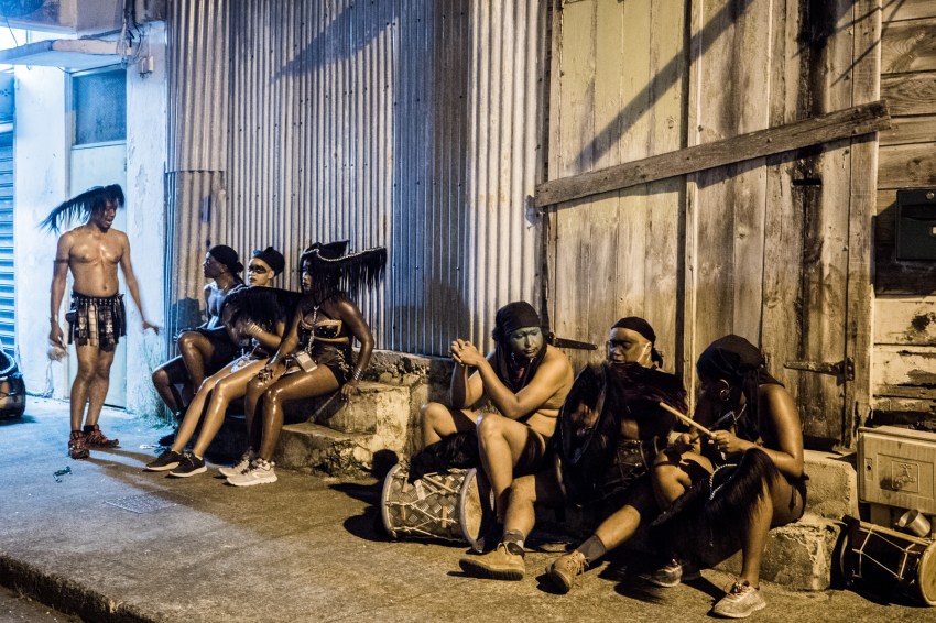 carnaval, guadeloupe, groupe à peau, gwoup a po, antilles