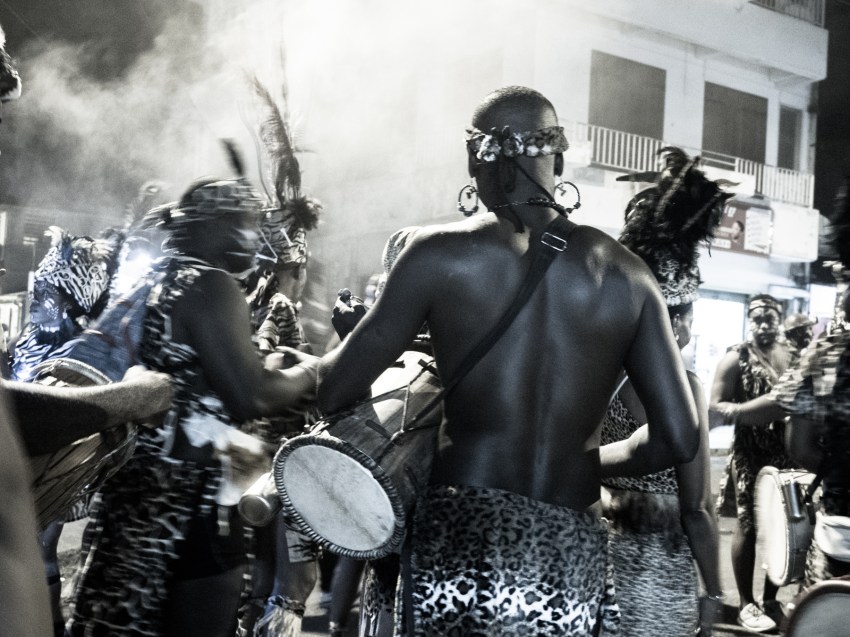 carnaval, guadeloupe, groupe à peau, gwoup a po, antilles