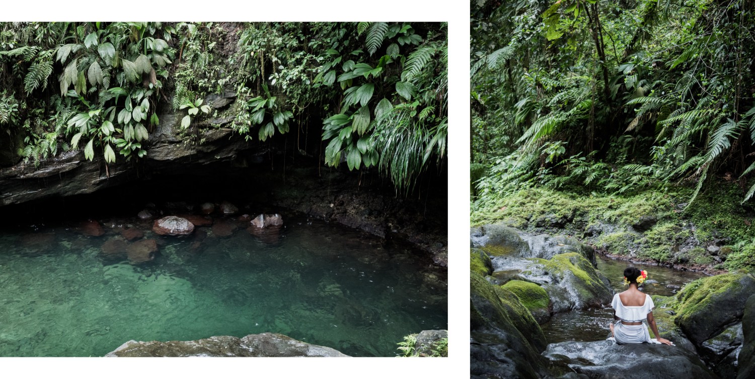 cascade paradis guadeloupe - capesterre belle eau - guadeloupe foret tropicale