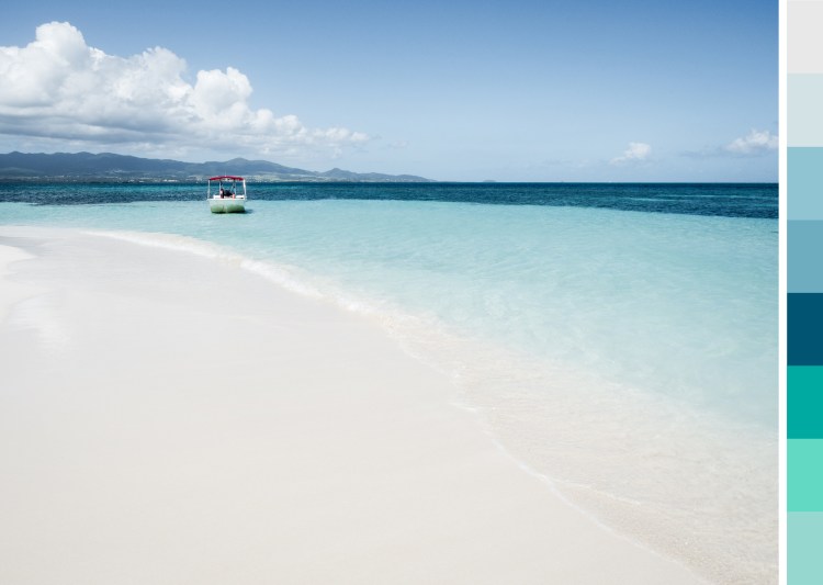 guadeloupe, lagon, grand cul de sac marin, ilet caret