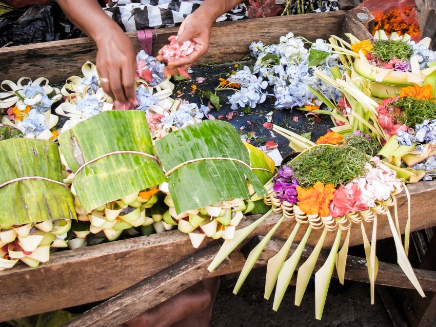 marché, Bali, indonésie