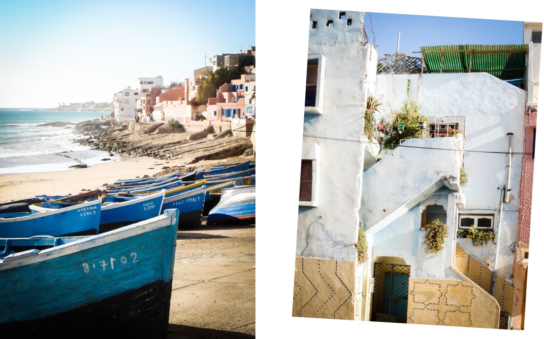 taghazout, maroc, pêcheurs