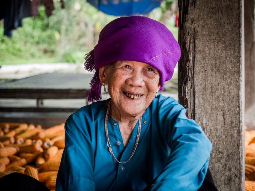 vietnam, ethnies minoritaire, portrait, rizières