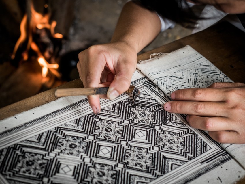 voyage vietnam blog-Batik-ethnie vietnam