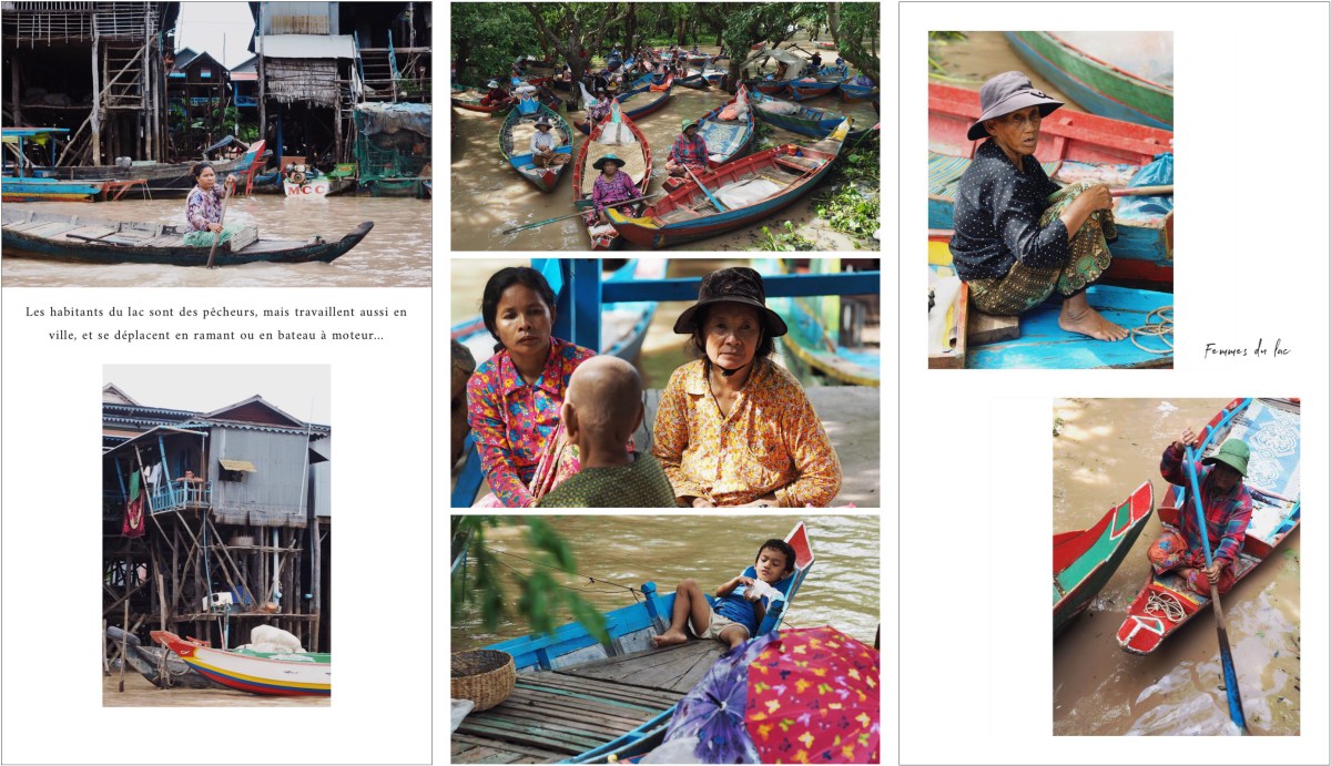 cambodge, siem reap, lac tonle sap, temples d'angkor