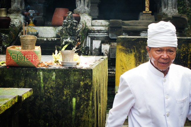 bali, temple, ubud, cérémonie