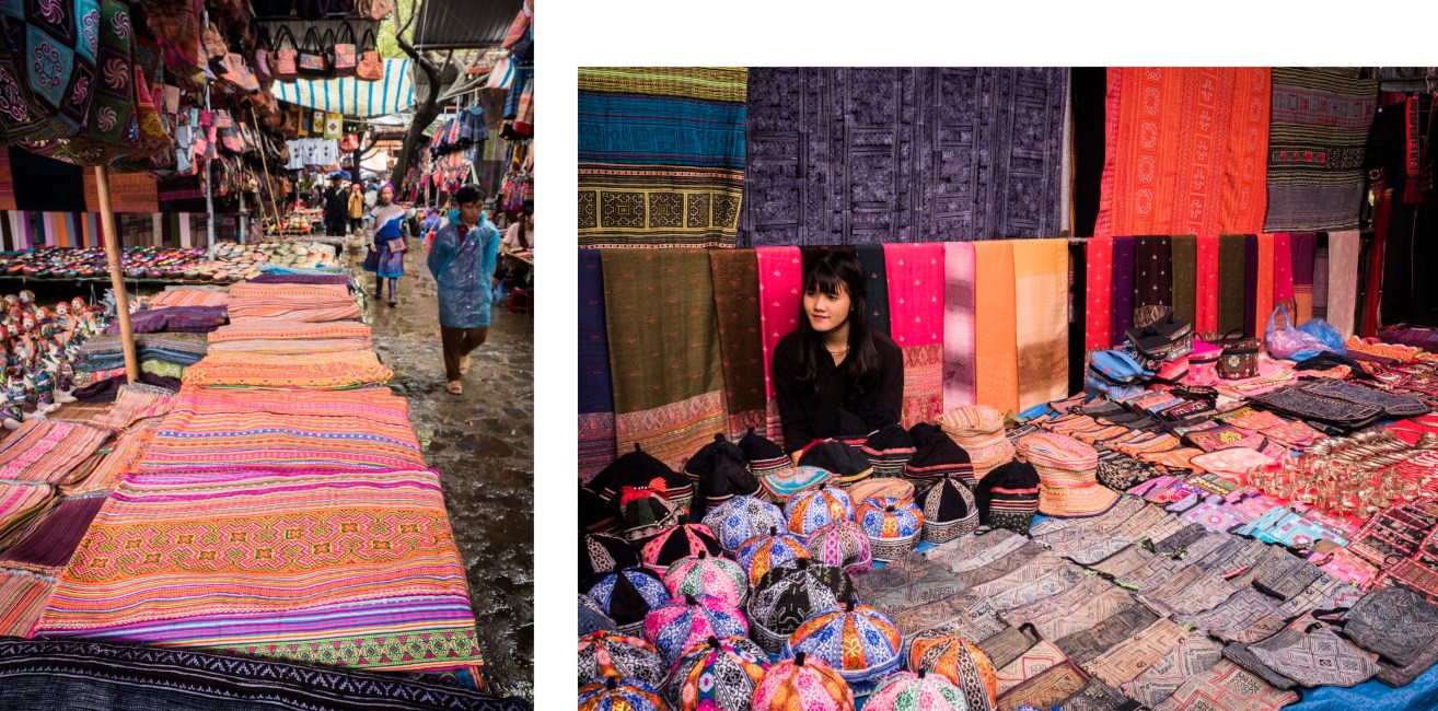 portraits ethniques, vietnam, ethnies minoritaire, bac ha market