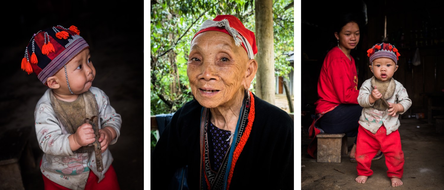 dzao rouges, portraits ethniques, vietnam, ethnies minoritaire, ta van