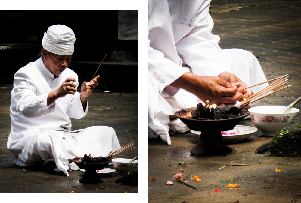 bali, temple, ubud, cérémonie