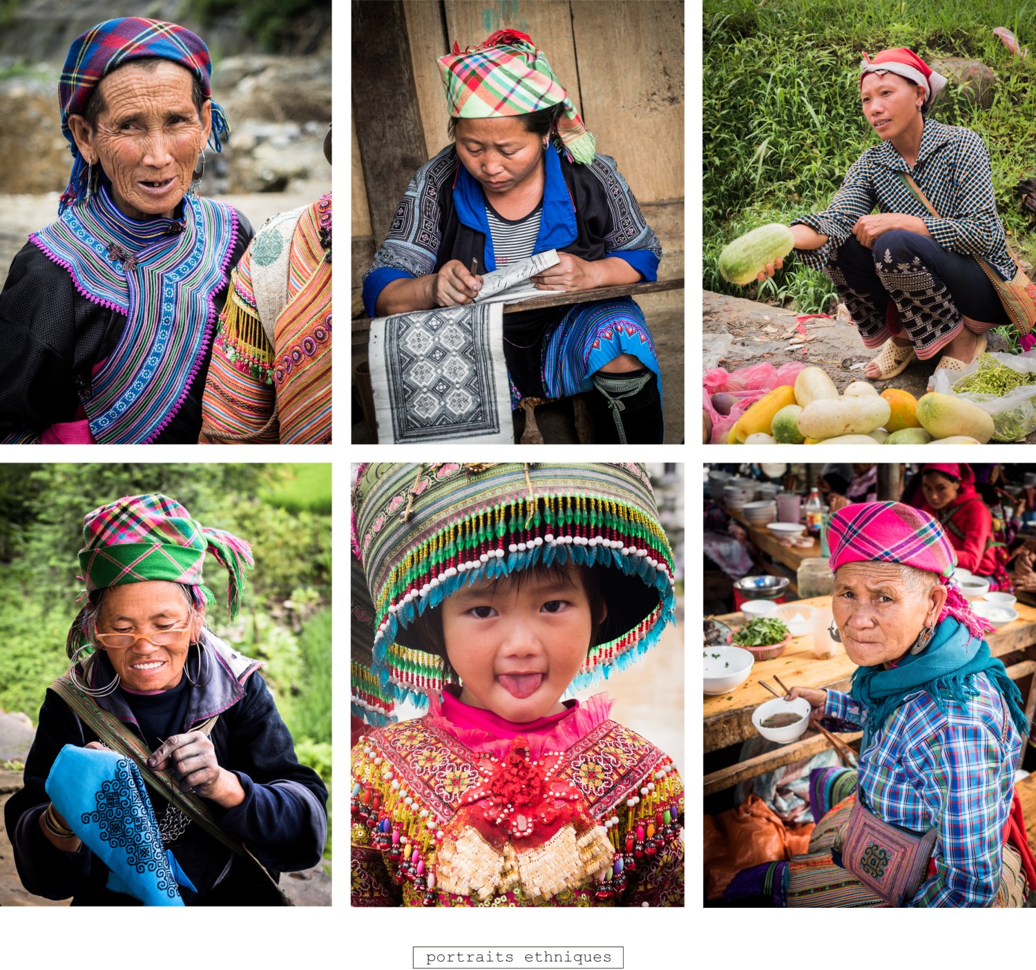 portraits ethniques, vietnam, ethnies minoritaire