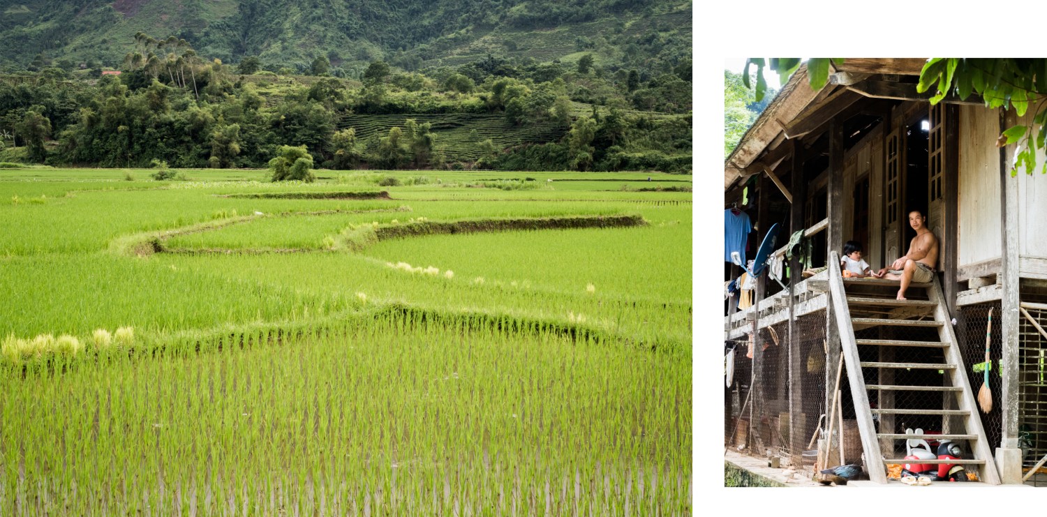 vietnam, ethnies minoritaire, mai chau, tisseuse