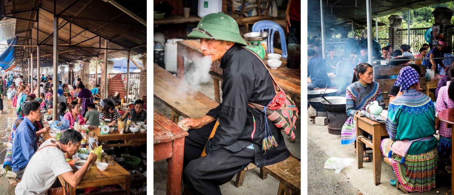 portraits ethniques, vietnam, ethnies minoritaire, bac ha market