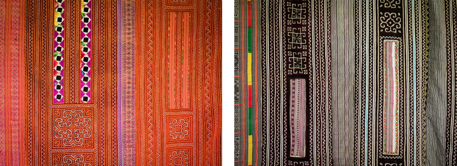 batik, main, indigo, portraits ethniques, vietnam, ethnies minoritaire