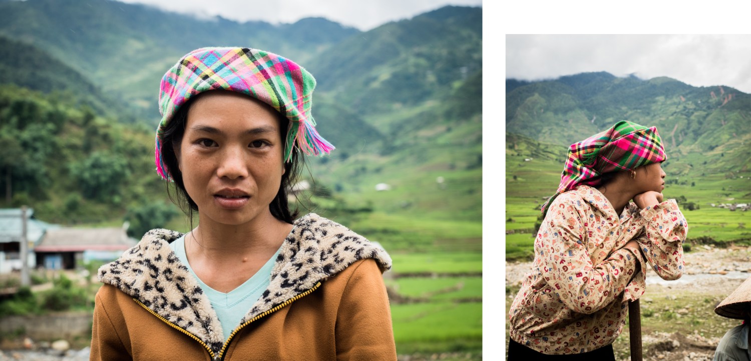 vietnam, ethnies minoritaire, portrait, rizières
