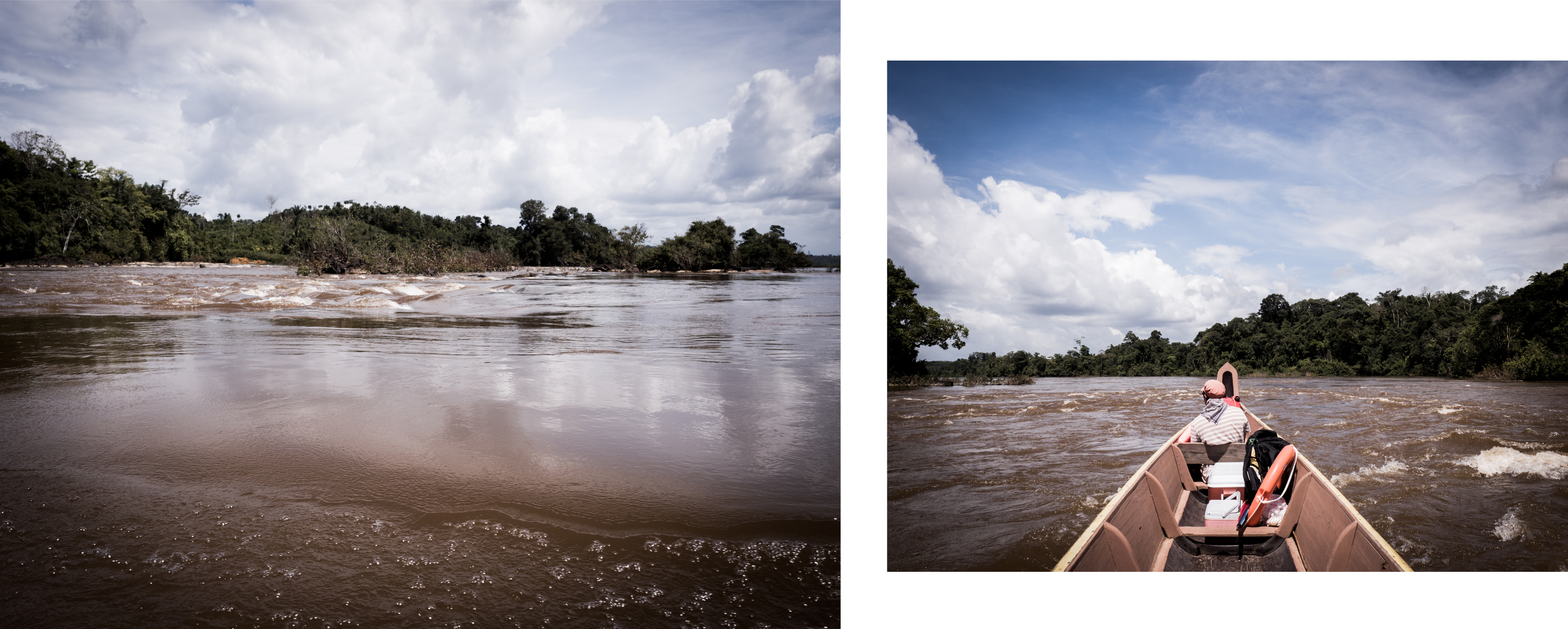 guyane Amazonie - rive du maroni - fleuve st laurent du maroni