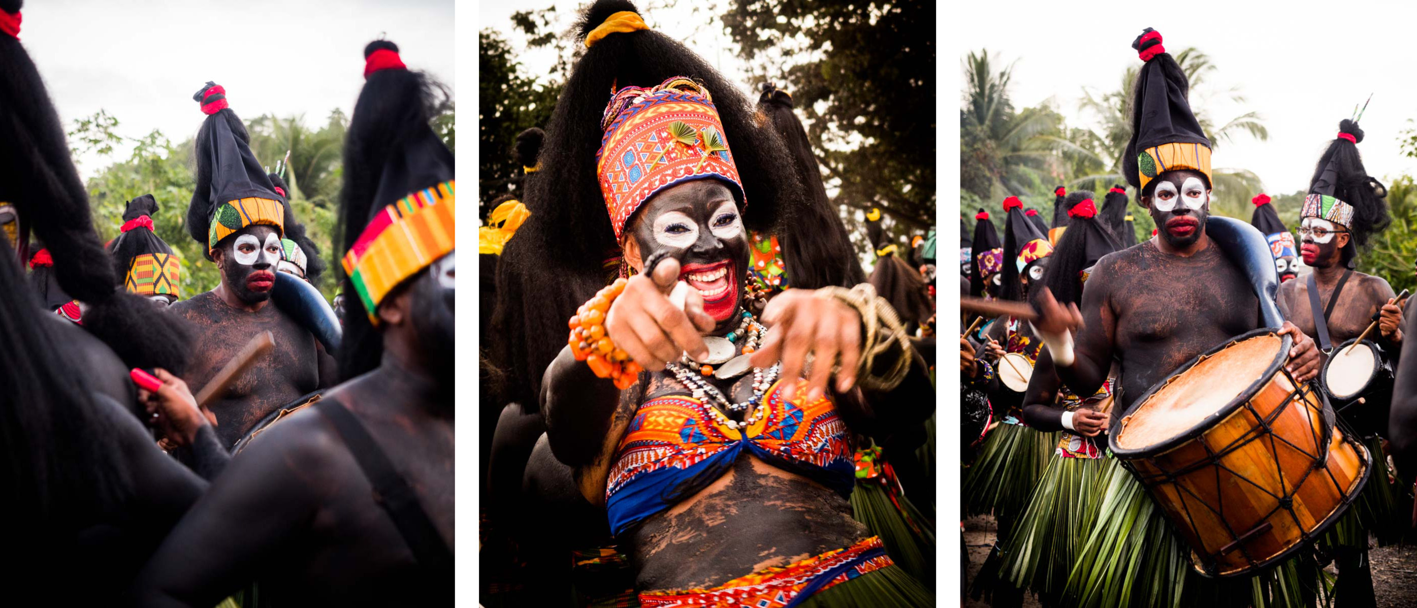 quel carnaval voir en Guadeloupe - livre de photographies - groupe à peau